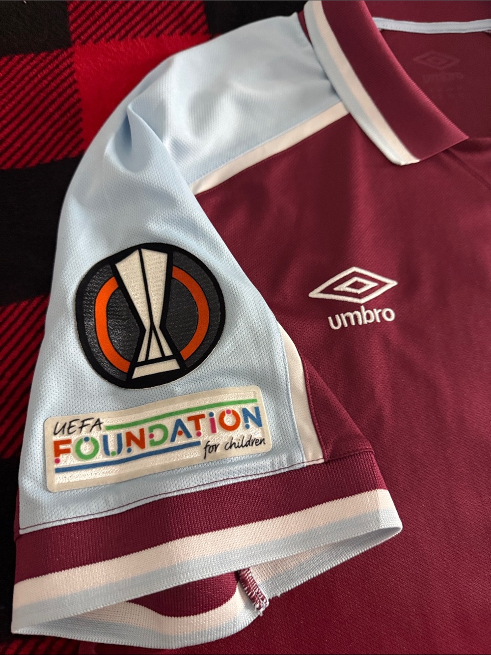 RARE West Ham United #16 Mark Noble UEFA Conference League Home Umbro Jersey - Picture 4 of 8